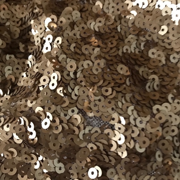 French connection gold sequin mini - Picture 3 of 6